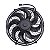 Eletro Ventilador Unipoint Universal Aspirante 14 Pol Pás S - Imagem 1