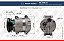 Compressor de Ar Condicionado Harrison 24 Volts Maquina Escavadeira Hyundai - Imagem 2