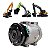 Compressor de Ar Condicionado Harrison 24 Volts Maquina Escavadeira Hyundai - Imagem 1