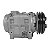 Compressor de Ar Condicionado Modelo TM31HD Ônibus 313cm³ - 24 V Polia 2A - Imagem 5
