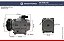 Compressor de Ar Condicionado Modelo TM31HD Ônibus 313cm³ - 24 V Polia 2A - Imagem 7