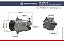 Compressor de Ar Condicionado Toro Jeep Renegade 1.8 2.0 Compass Diesel RAM Rampage LARAMIE 2.0T 2016 em diante - Imagem 2