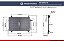 Condensador de Ar Condicionado Peugeot 307 408 C4 Pallas VTR Hatch Picasso - Imagem 2