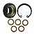 Selo Do Compressor de Ar Condicionado Denso 10pa15 10pa17 Lip Seal - Imagem 1
