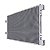 Condensador de Ar Condicionado Ford Fiesta, Ka, Jeep Troller - Imagem 3