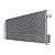 Condensador de Ar Condicionado Fiat Punto, Punto, Linea, Bravo 14 16 18 - Imagem 3