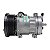Compressor de Ar Condicionado SANDEN AA7H15AA 4769 Parafuso Passante Descarga e Sucção Traseira Máquina Trator Caterpillar D4E - Imagem 1