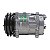 Compressor de Ar Condicionado Modelo 7h15 Maquina 12 Volts Polia 2a B110 B115 - Imagem 1