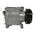 Compressor de Ar Condicionado Modelo Denso Scroll SCSB06C Fiat Uno Fire , Punto 1.4 2004 em diante - Imagem 1