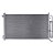 Condensador Nissan Tiida 2008 2009 2010 2011 - Imagem 1