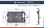 Condensador de Ar Condicionado Caminhão Ford Cargo 815 816 - Imagem 2