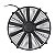 Eletroventilador Universal Aspirante 16 Polegadas Pás Reta 12v - Imagem 1