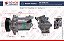 Compressor de Ar Condicionado Renault Fluence 2.0 Polia 6pk - Imagem 2