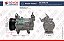 Compressor de Ar Condicionado Modelo Sanden 6V12 Peugeot 206 1.0 , Renault Clio, Sandero, Logan 1.0 - Imagem 2