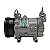 Compressor de Ar Condicionado Modelo Sanden 6V12 Peugeot 206 1.0 , Renault Clio, Sandero, Logan 1.0 - Imagem 1