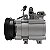 Compressor de Ar Condicionado Mod Halla Hyundai Santa Fé 24 8 Vál 2001 A 2009 - Imagem 1