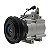 Compressor de Ar Condicionado Mod Halla Hyundai Santa Fé 24 8 Vál 2001 A 2009 - Imagem 2