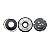 Conjunto de Embreagem Compressor de Ar Condicionado Sanden 7H15 5H11 SE507 12v - Imagem 1