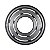 Polia do Compressor de Ar Condicionado Delphi CVC Chevrolet Astra 6pk 114mm - Imagem 1
