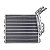 Evaporador de Ar Condicionado Volkswagen Santana R134a AA Aleta 340x230x80mm - Imagem 1