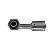 Conexão O'ring 90º Fêmea 10mm Aluminio cClip Porca em Aço - Imagem 1