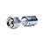 Conexão Radial Reta Fêmea 08mm Aluminio c Clip Universal a - Imagem 2