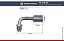Conexão O'ring 90º Macho 10mm Aluminio Giratoria cClip - Imagem 2