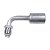 Conexão O'ring 90º Macho 08mm Aluminio Giratoria cClip - Imagem 1