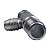 Emenda 10mm Aluminio c Válvula de Serviço R12 s Clip - Imagem 2