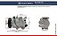 Compressor de Ar Condicionado DVE 14N Creta 1.6 2017 a 2021 , Nova Tucson 2018 em diante (conexão 19mm) - Imagem 2