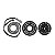 Conjunto Embreagem Compressor de Ar Condicionado RC.600.064 Scroll Tracker Spin Onix Sonic 1.6 Cobalt 1.8 - Imagem 1