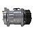 Compressor de Ar Condicionado Modelo 7H15 Máquina New Holland 12V 8pk 119mm - Imagem 5