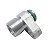 Conector EntradaSaida Condensador de Ar Condicionado Gol G4 10mm x 10mm - Imagem 1