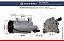 Compressor de Ar Condicionado Mod Delphi 10063 CVC Golf Audi A3 1.8, 2.0 135cc - Imagem 3