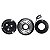 Conjunto Embreagem Compressor de Ar Condicionado 7H15 polia 1a 125mm 12v - Imagem 5