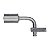 Conexão Block Fitting 90º 06mm Alumínio - Imagem 1