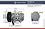 Compressor de Ar Condicionado Mod Denso Ford Ka Fiesta 1.01.6 2007 Até 2013 - Imagem 2