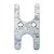 H de 2 Furos para Fixação Valvula Block Volkswagen Fox - Aço - Imagem 2
