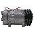 Compressor de Ar Condicionado Sanden AA7H15AA 8 Orelhas Descarga e Sucção - Imagem 5