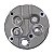 Tampa Traseira do Compressor de Ar Condicionado Modelo V5 Omega 4.1 1995 A 1998 - Imagem 1