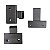 Suporte do Condensador de Ar Condicionado universal O'ring 12x18 Espessura 32mm - Imagem 1
