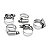 Abraçadeira de Aço Inox 14x19 p Mangueira de 06mm 5 Pçs - Imagem 4