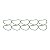 Anel O´ring 108x3mm HNBR preto R134a - Pacote 10 Pçs - Imagem 2