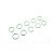 Anel O´ring 108x3mm HNBR preto R134a - Pacote 10 Pçs - Imagem 3