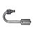 Conexão Radial 180º Fêmea 06mm Aluminio Com Clip R134a - Imagem 1