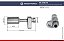 Conexão Alumínio Block Fitting Reta Saida do Condensador de Ar Condicionado - Imagem 2
