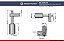 Conexão Block Fitting Reta 06mm Alumínio S Engate - Imagem 2