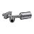 Conexão Block Fitting 45º 06mm Aluminio c Engate R134a - Imagem 4