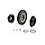 Conjunto Embreagem do Compressor de Ar Condicionado 10P15 Canal 1A 152mm - Imagem 1