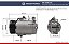 Compressor de Ar Condicionado Mod Delphi CVC  Zafira 2003 em diante - Imagem 2